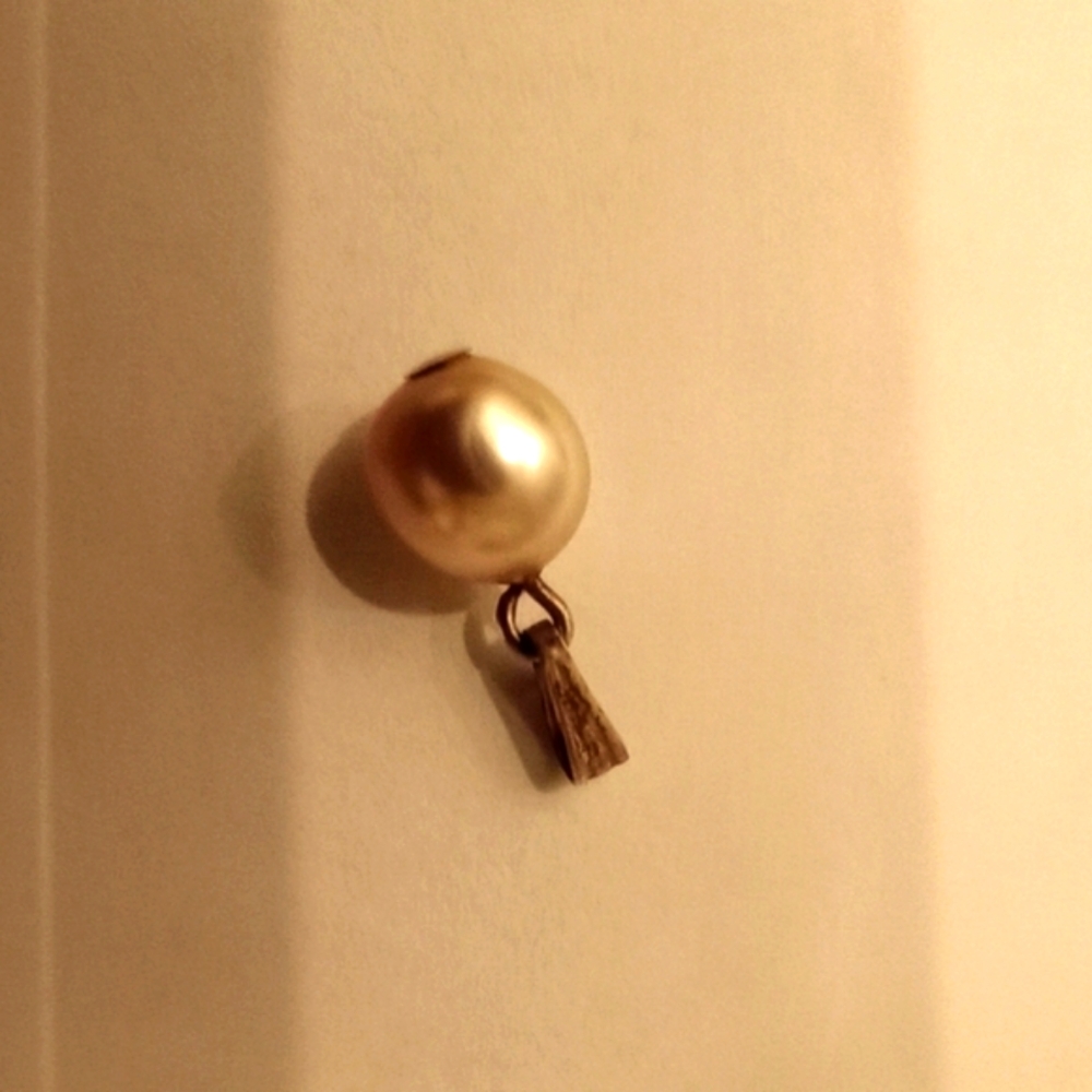 Vintage Single Pearl Pendant - Picture 4 of 6